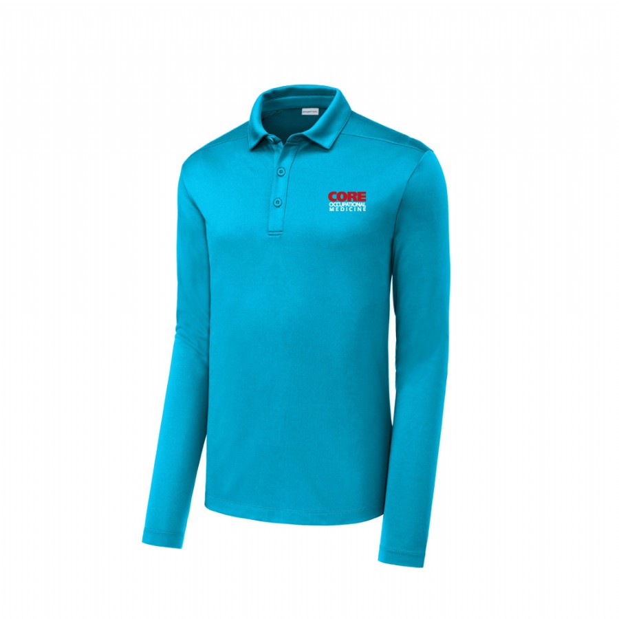 Uniforms | Sport-Tek Posi-UV Pro Long Sleeve Polo | COM30031