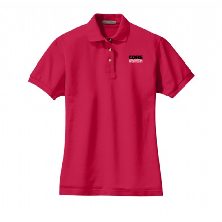 Port Authority Ladies Heavyweight Cotton Pique Polo #9