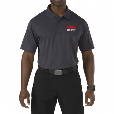 Corporate Pinnacle Short Sleeve Polo - Charcoal